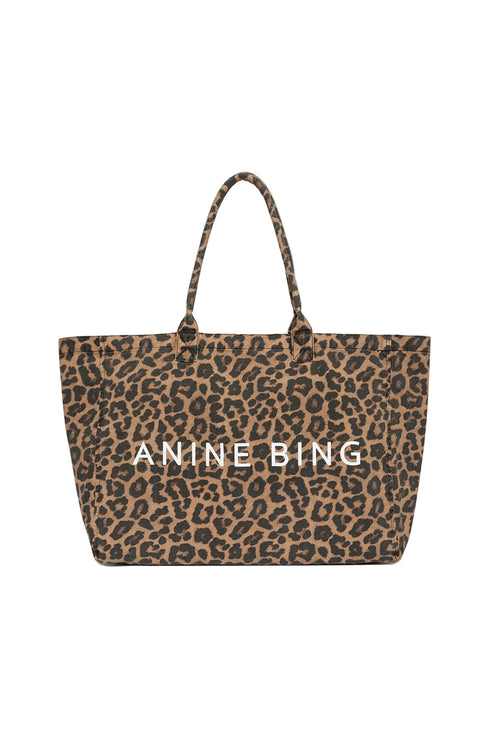 ANINE BING LEO CANVAS TOTE